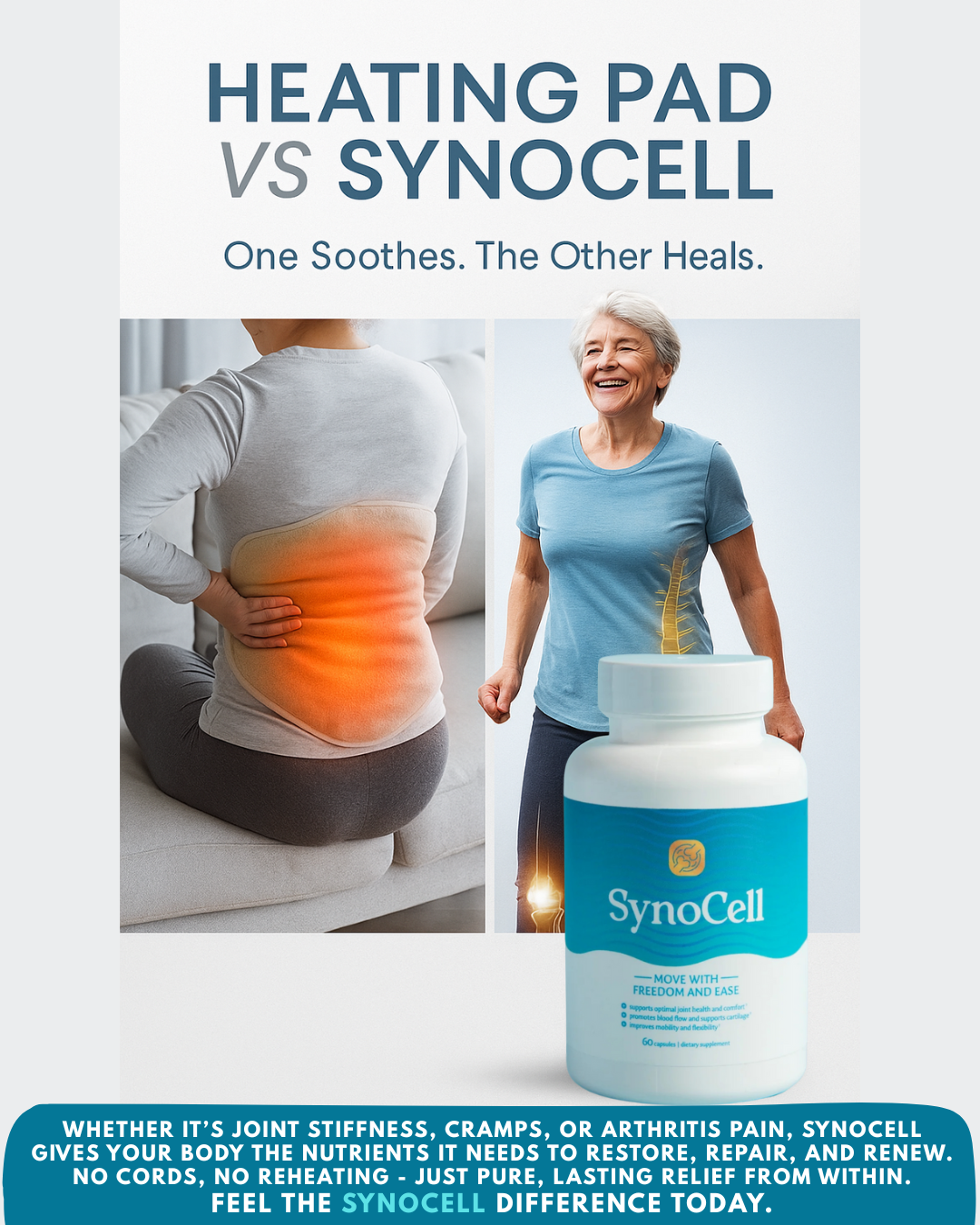 Heating Pad for Cramps vs SynoCell Which Provides Real Lasting Relief