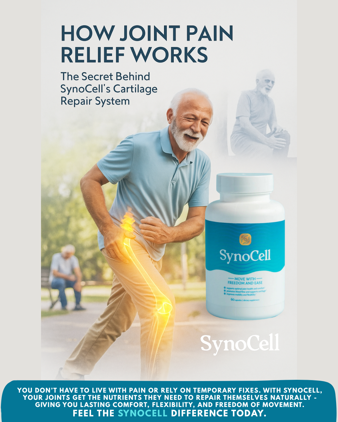 How Joint Pain Relief Works The Secret Behind SynoCell’s Cartilage Repair System
