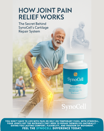 How Joint Pain Relief Works The Secret Behind SynoCell’s Cartilage Repair System