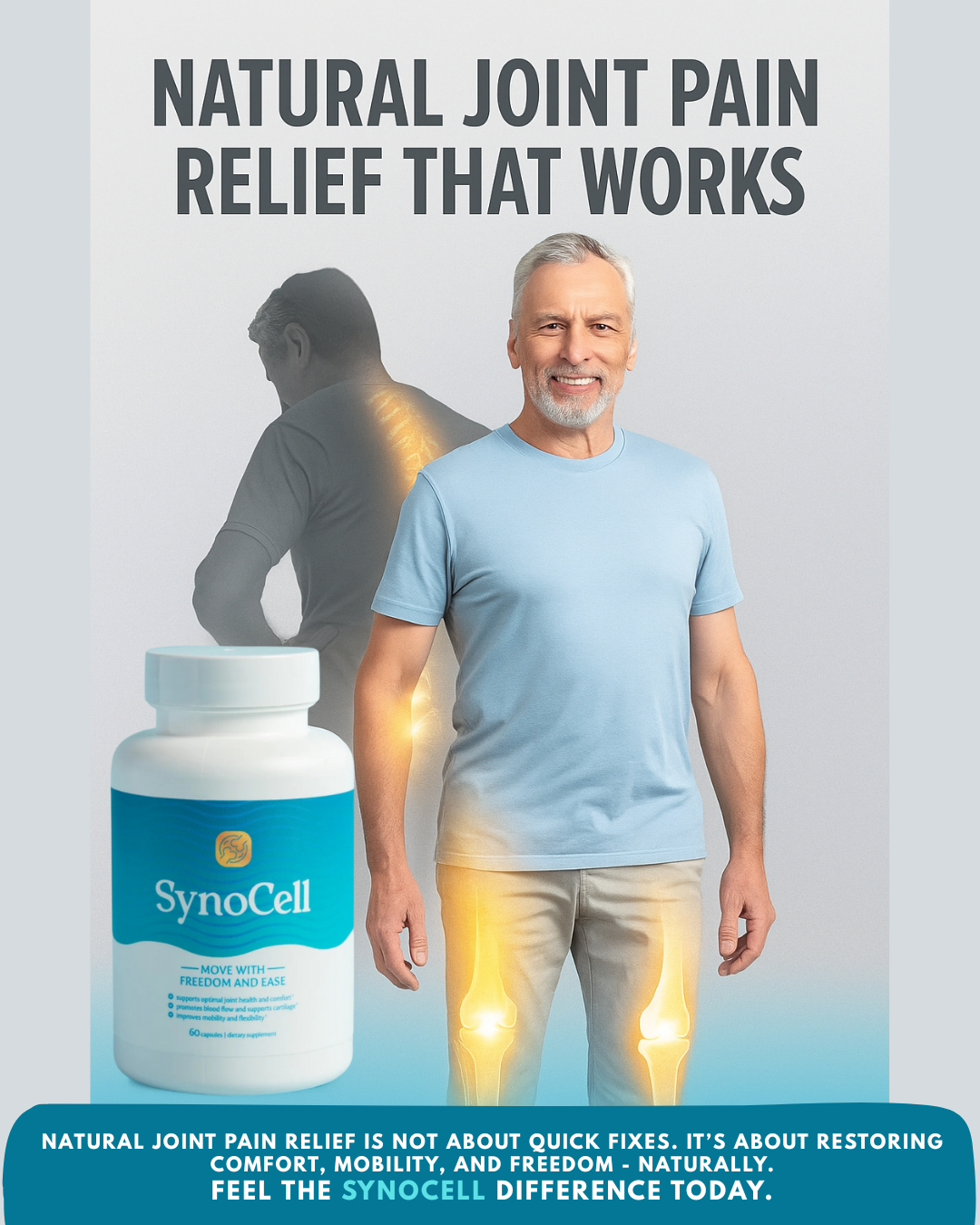 NATURAL JOINT PAIN RELIEF THAT WORKS, SynoCell Supplement