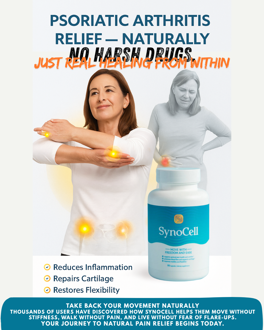 Psoriatic Arthritis Treatment Without Harsh Drugs Why SynoCell Is the Natural Choice