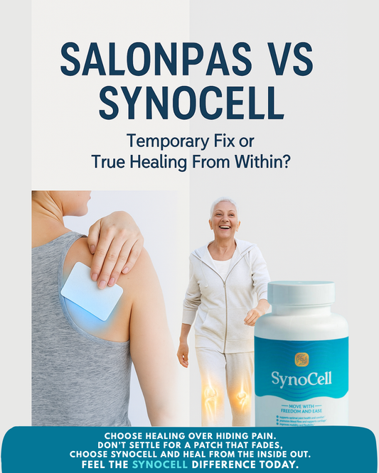 Salonpas Patches vs SynoCell Temporary Fix or True Healing from Within