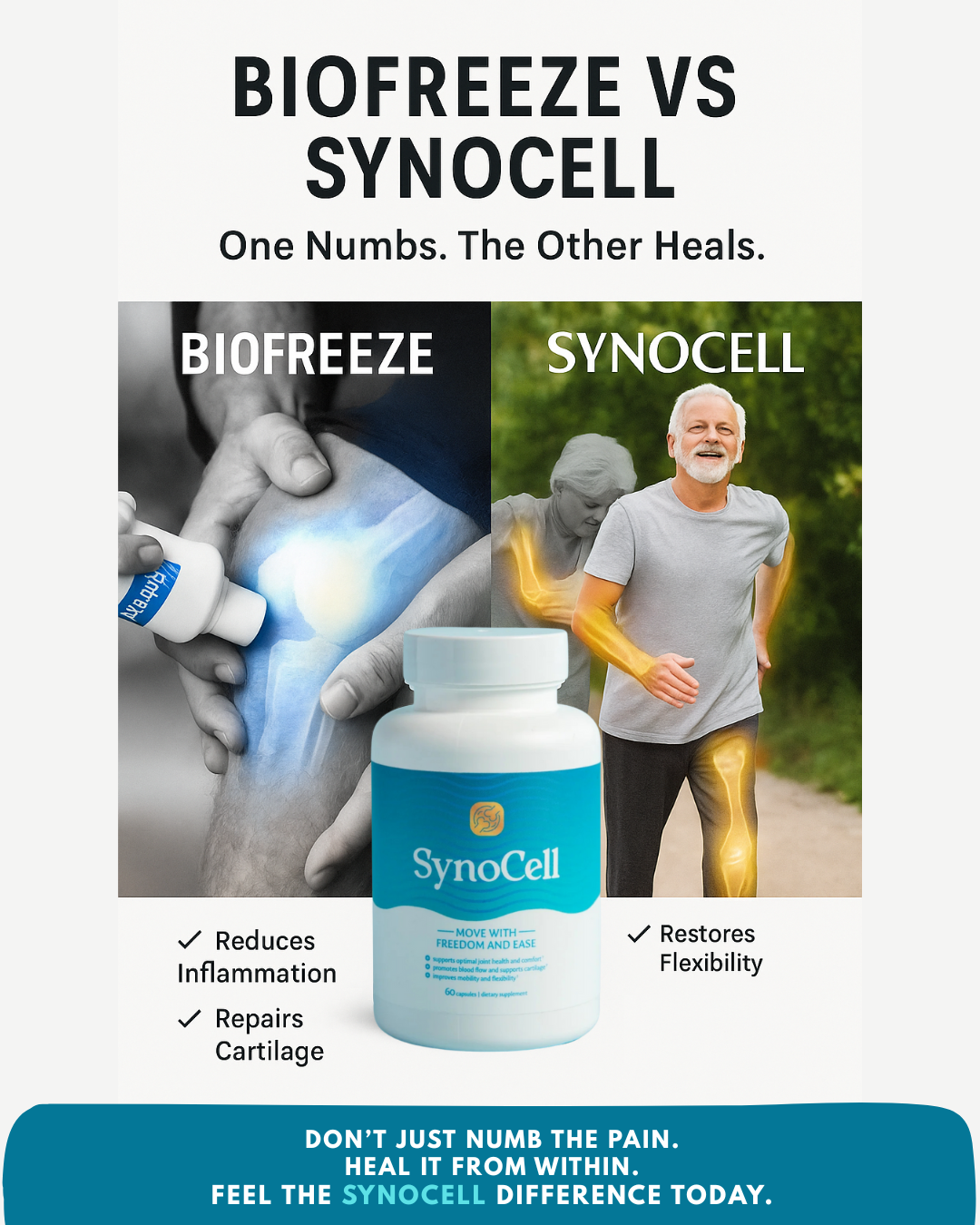 SynoCell vs Biofreeze Gel Which Pain Relief Option Truly Heals Not Just Numbs