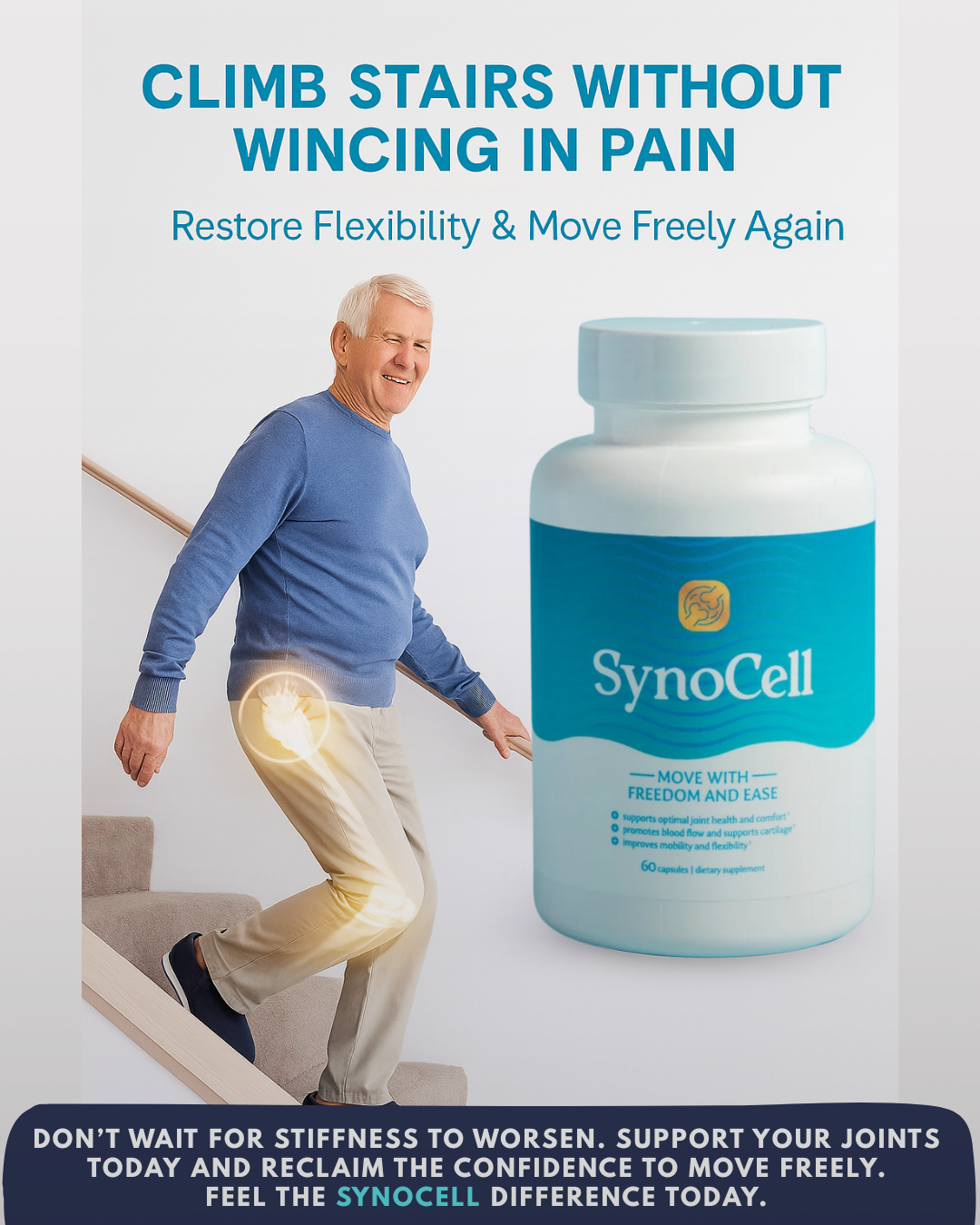 Climb Stairs, Kneel Down, and Stand Tall Again - Without Wincing in Pain