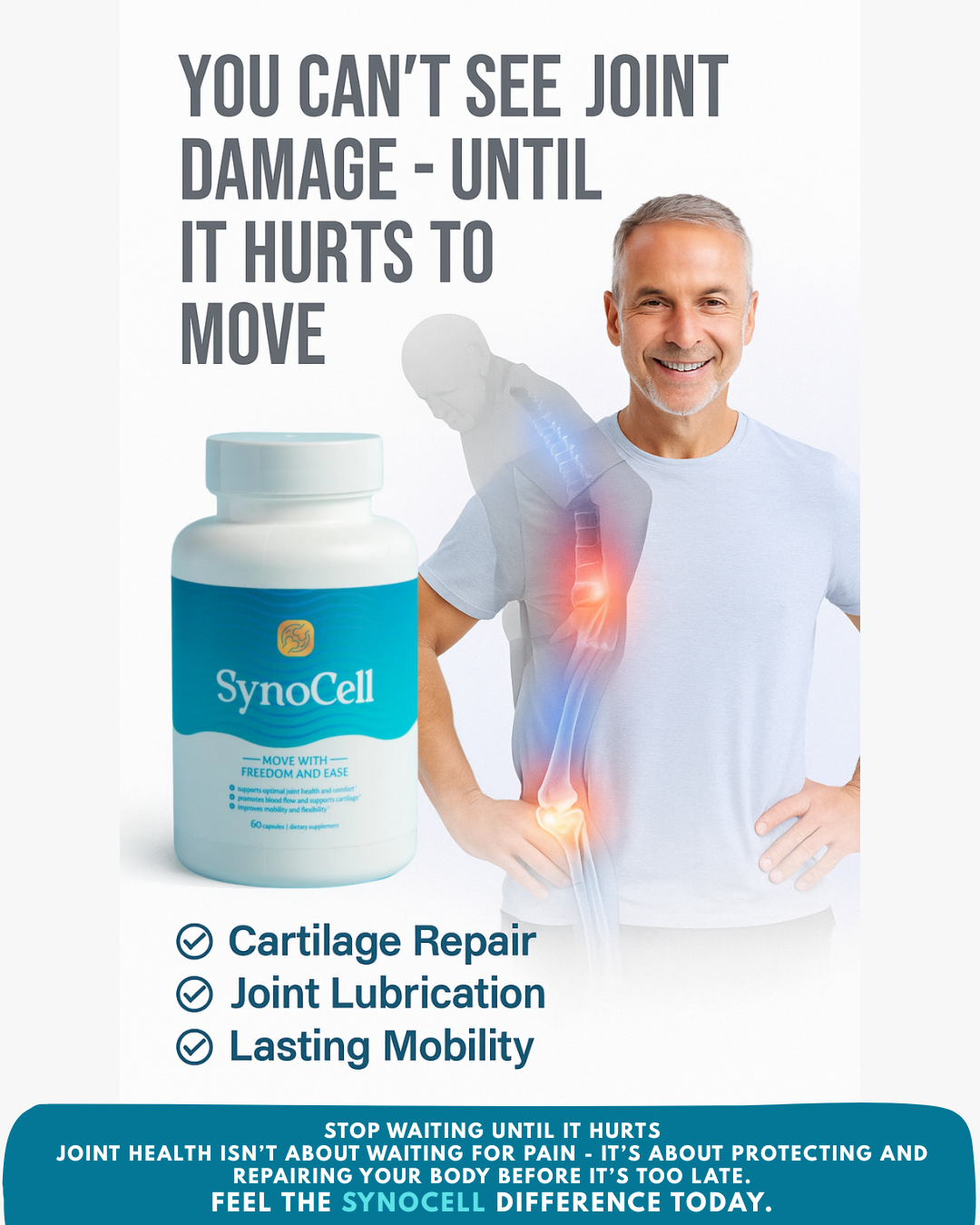 You Can’t See Joint Damage - Until It Hurts to Move: Why SynoCell Is Different
