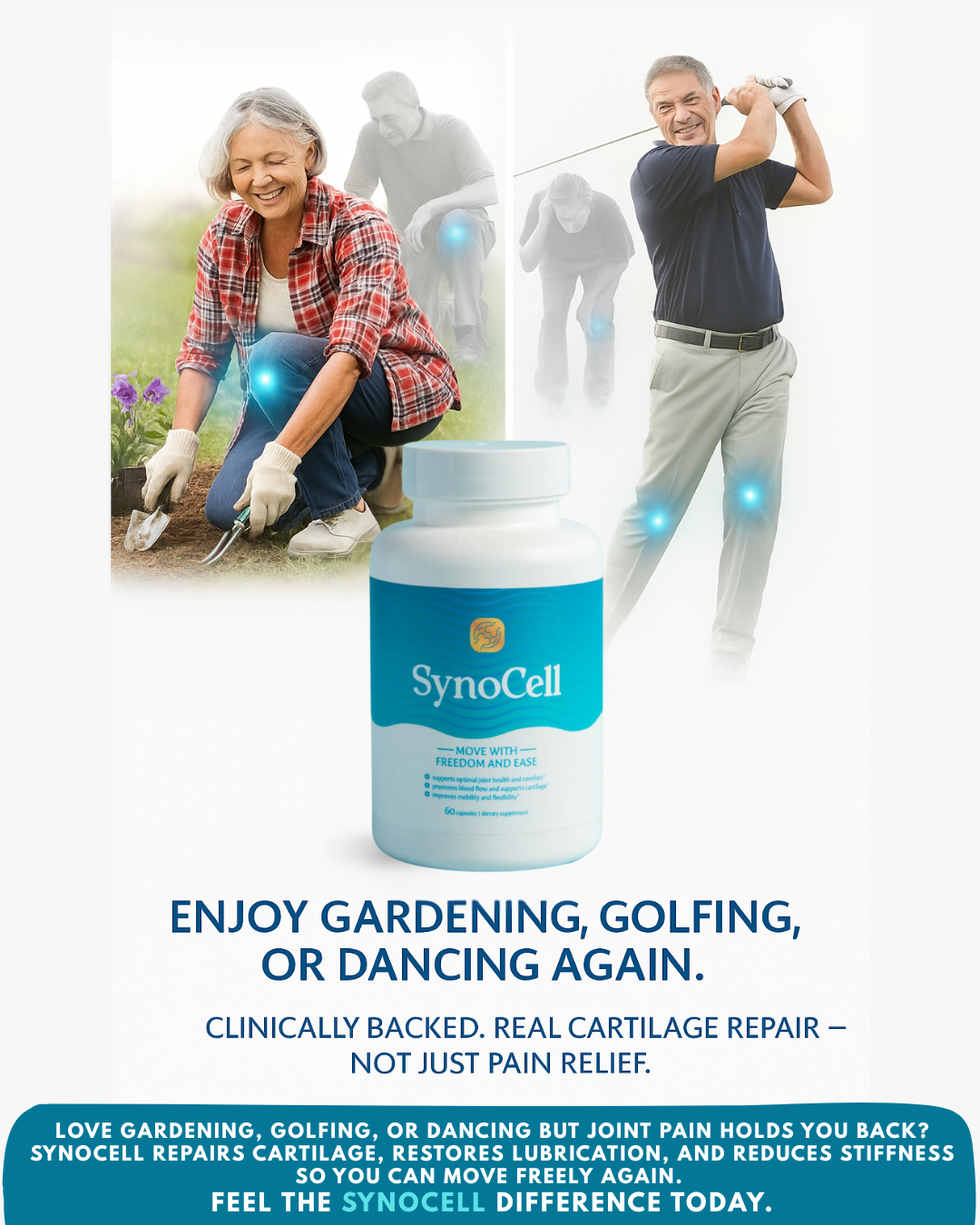 How to Enjoy Your Favorite Activities Again Without Joint Pain: SynoCell’s Secret to Renewed Mobility