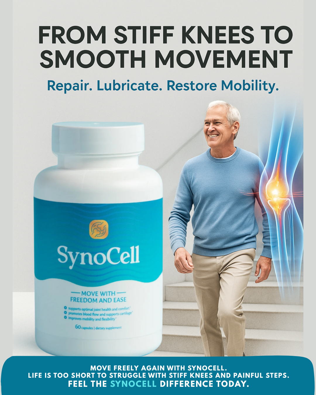 From Stiff Knees to Smooth Movement: How SynoCell Restores Mobility