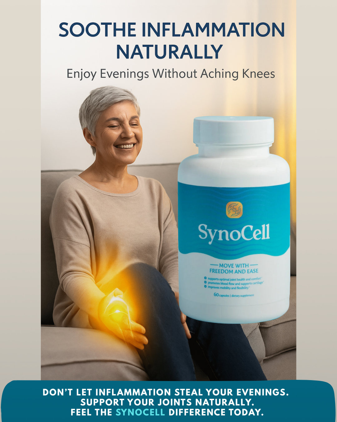 Soothe Inflammation Naturally and Enjoy Evenings Without Aching Knees