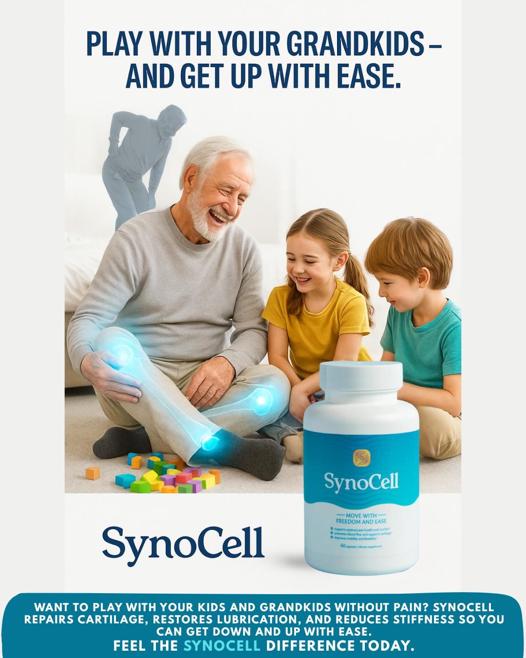 Play with Your Kids and Grandkids Without Joint Pain: How SynoCell Restores Flexibility