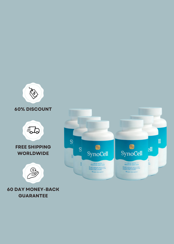 natural pain relief, 6 Bottle SynoCell Supplement