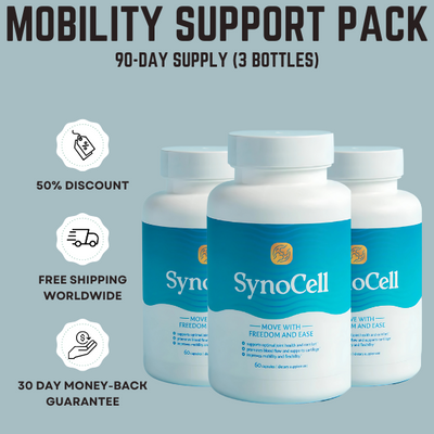 natural pain relief, 3 Bottle SynoCell Supplement