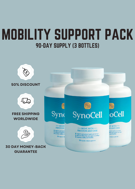 natural pain relief, 3 Bottle SynoCell Supplement